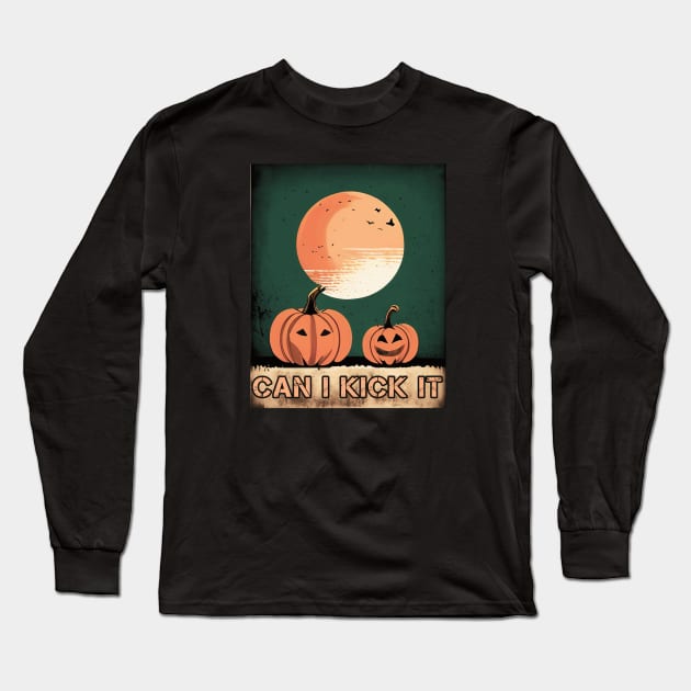 vintage pumpkin halloween Long Sleeve T-Shirt by Sher-ri